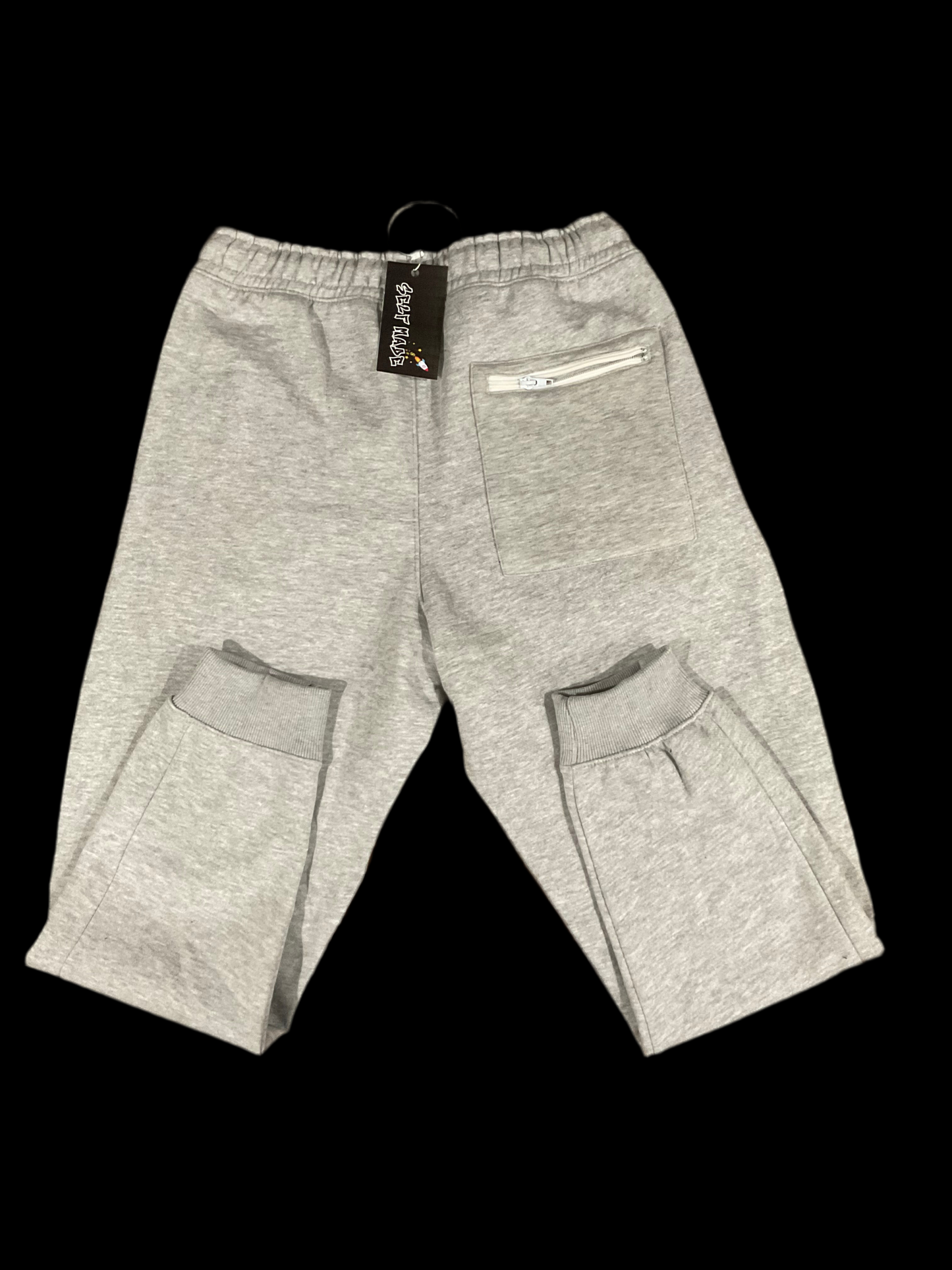 Self Made75 Gray/Bugz Bunny chenille/embroidery sweatsuit set