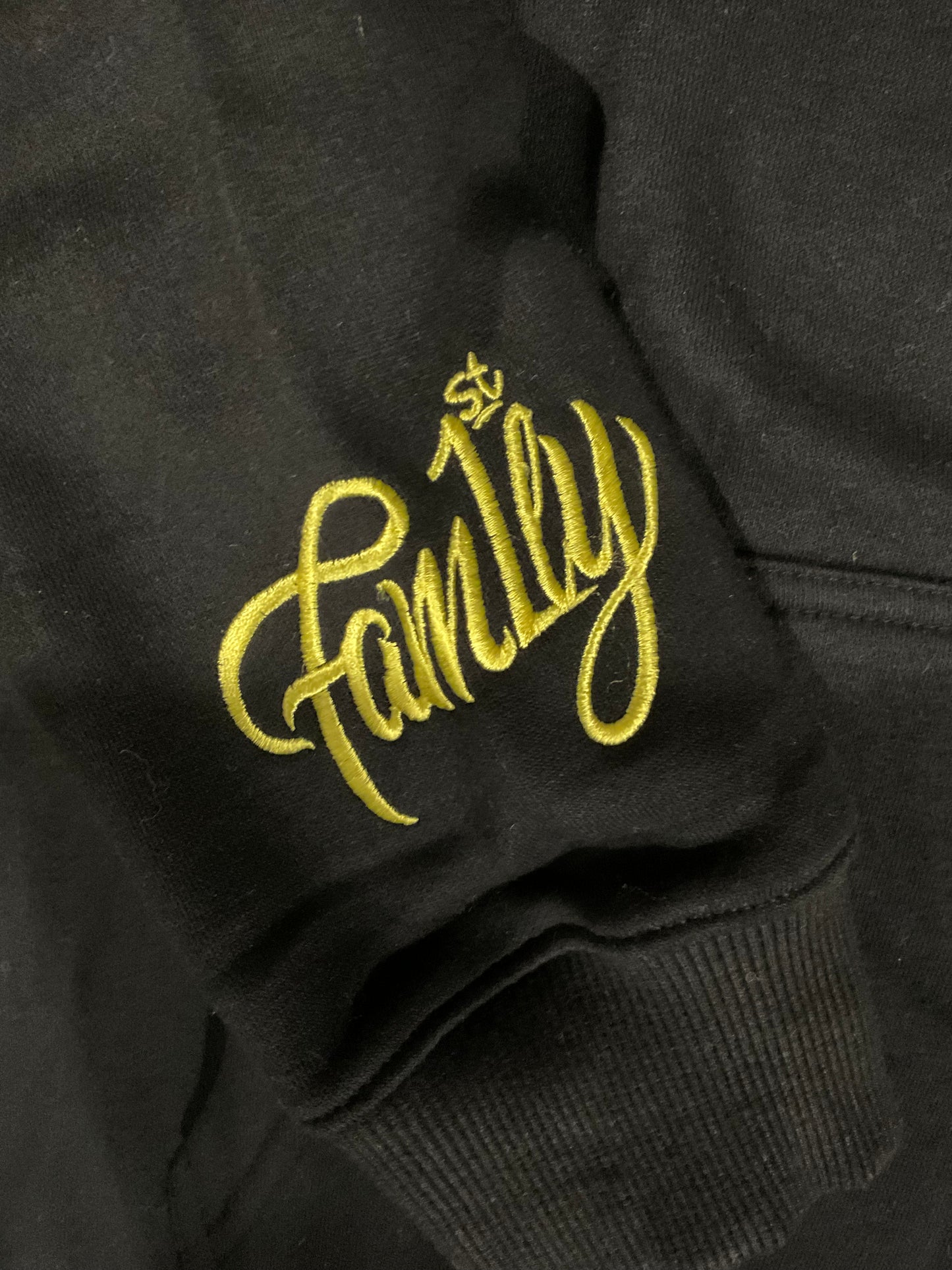 Self Made75 Black/Gamma chenille/embroidery sweatsuit set